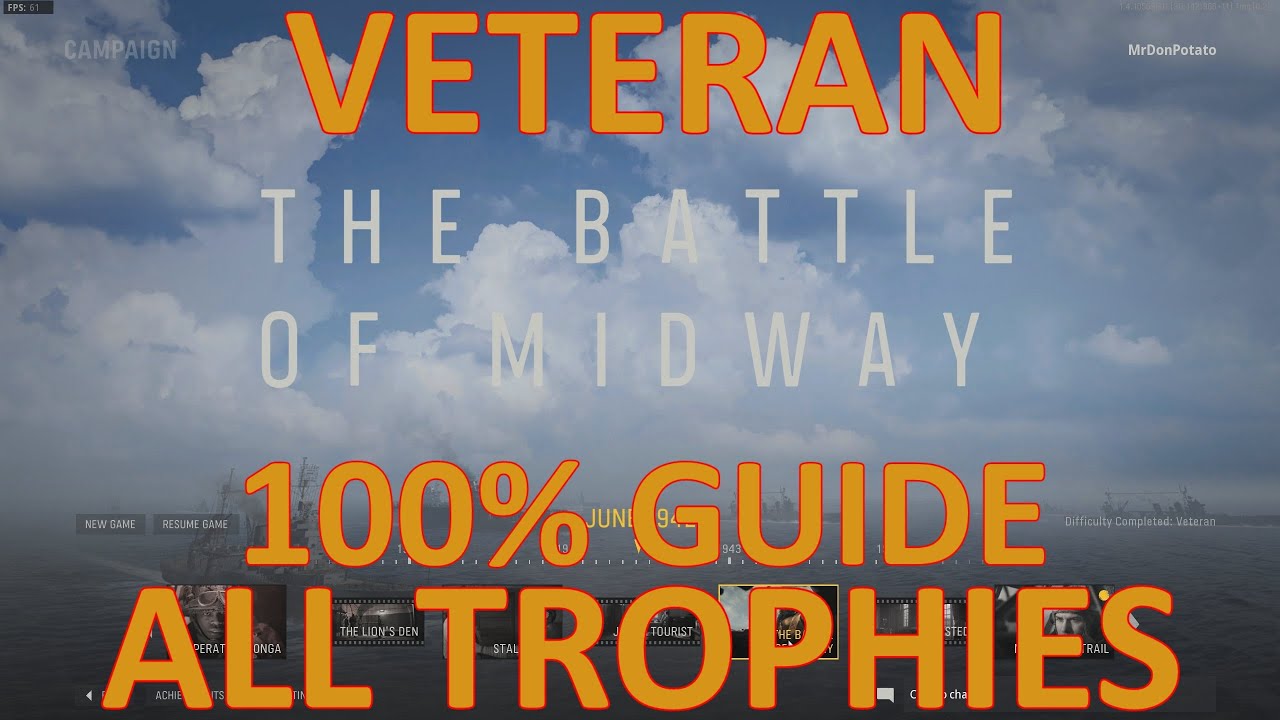VANGUARD: THE BATTLE OF MIDWAY - 100% Guide Veteran Difficulty With All Trophies No Spoilers