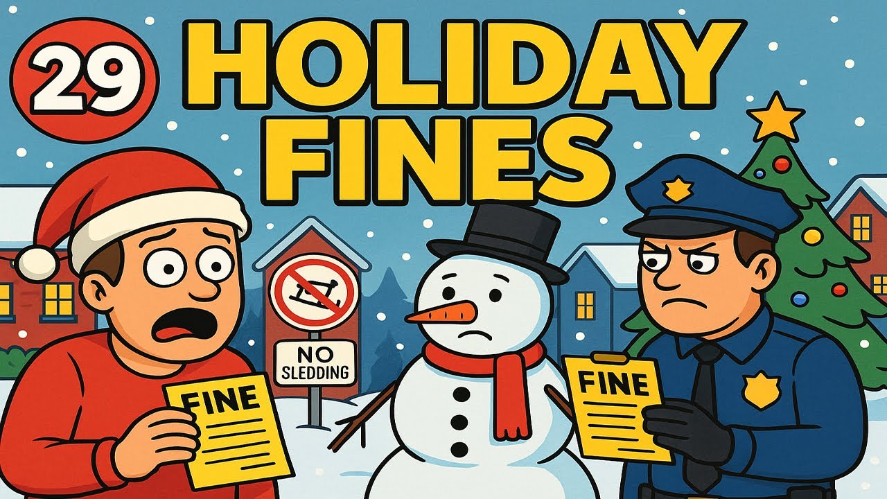 29 Ridiculous Winter Holiday Fines Nobody Should Have to Pay
