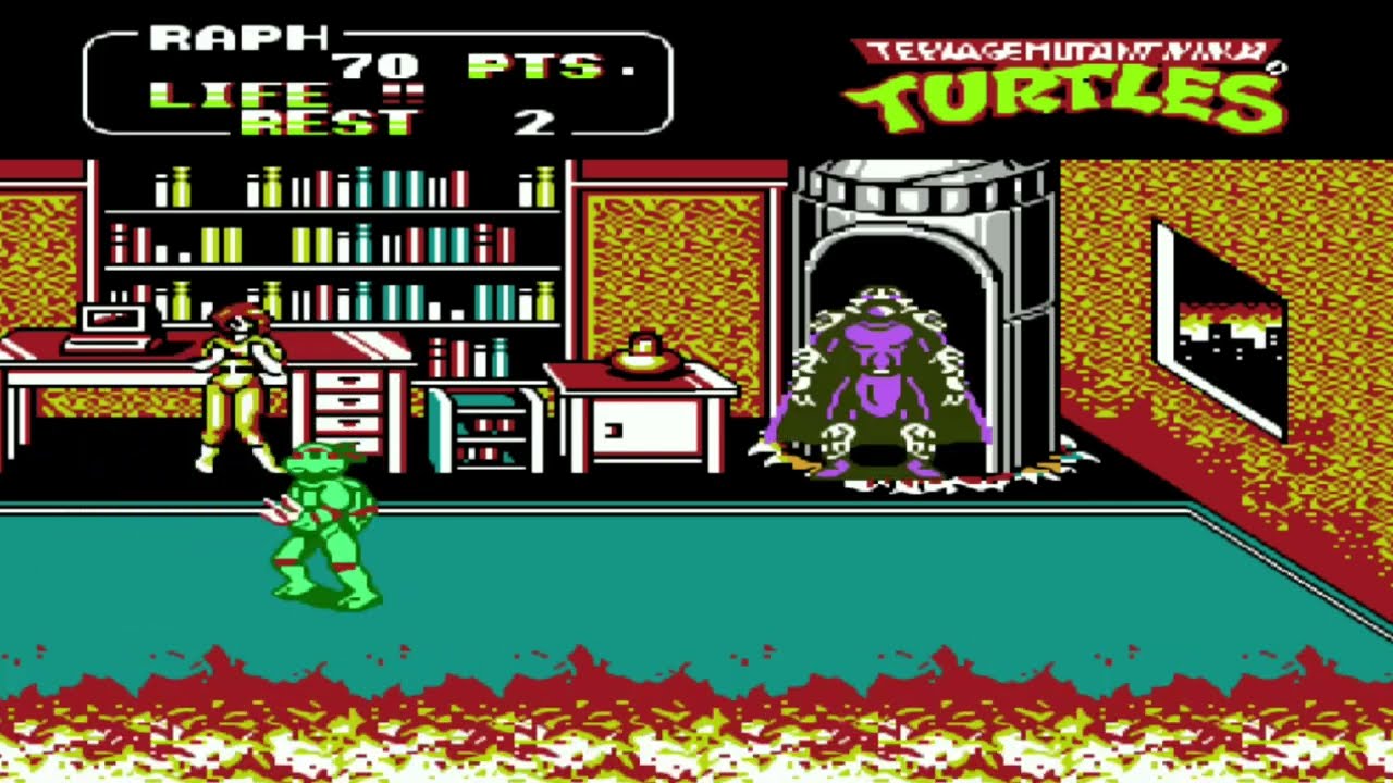 Teenage Mutant Ninja Turtles 2 (NES) - Atari Oyunu
