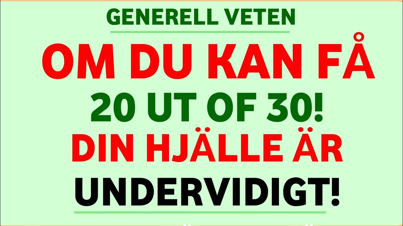 Om du får 2 av 30 rätt – din hjärna är EXTRAORDINÄR! 🧠🔥 | Allmänbildningsquiz