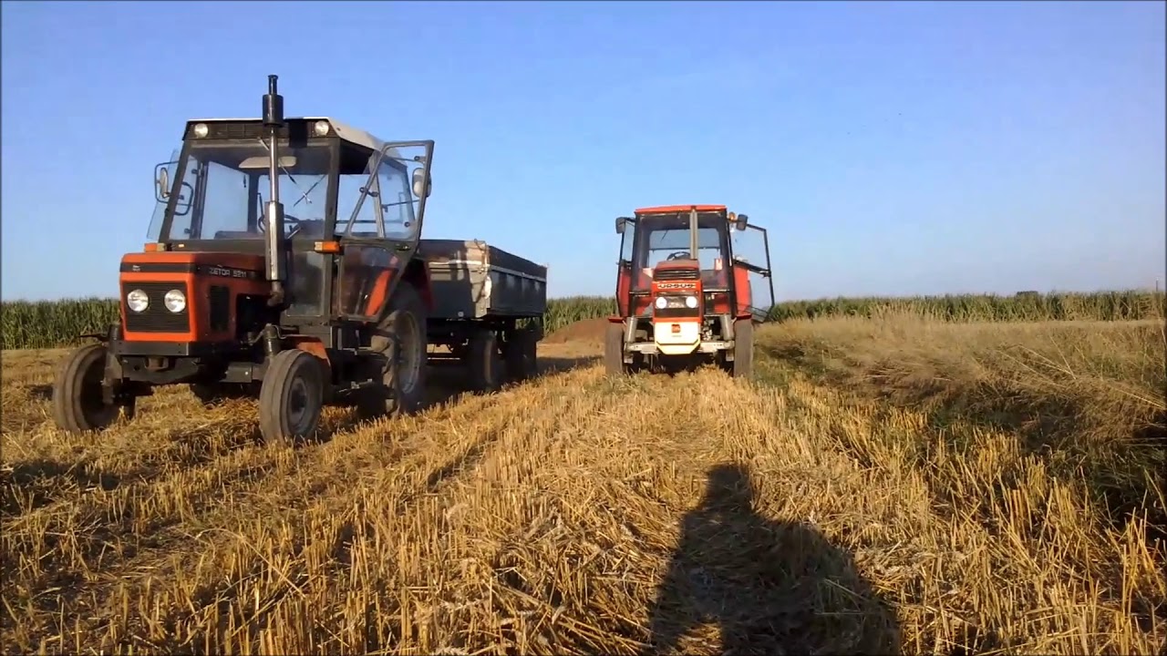 Żniwa 2017 Bizon Bs z110 Zetor 5211 & Ursus 902