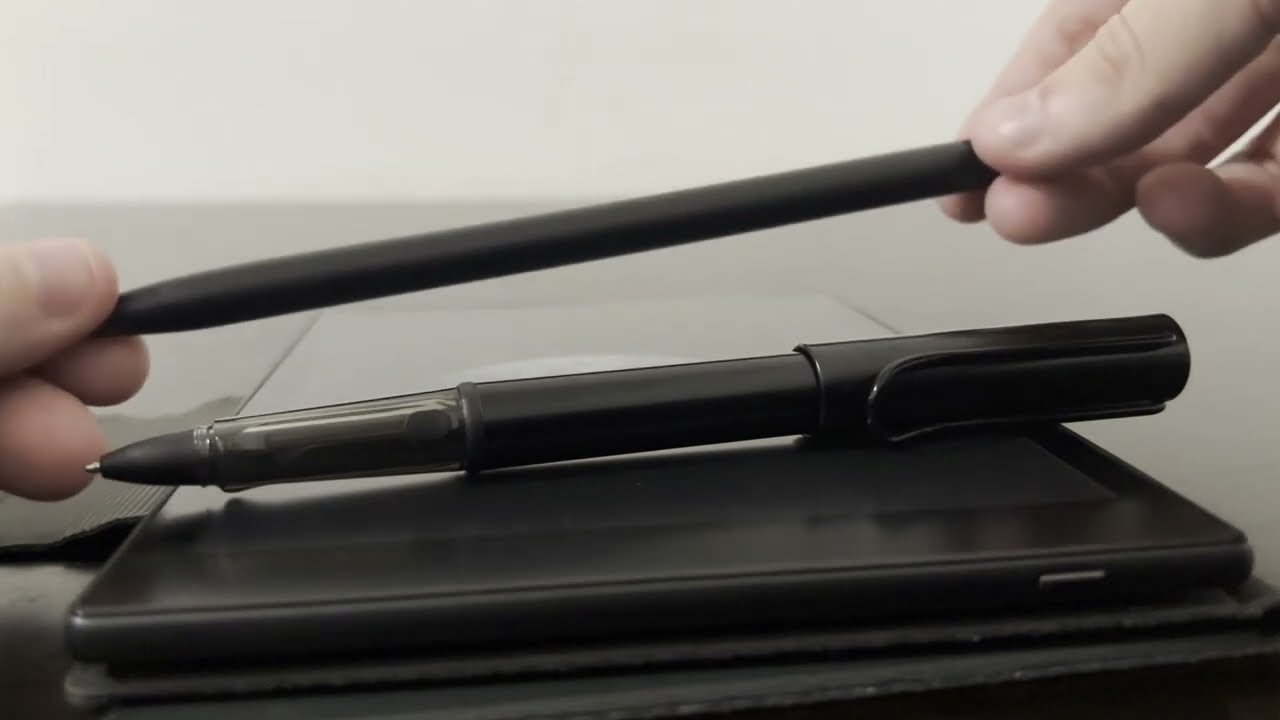 Boox Tab Mini C Stylus Comparison: Boox Magnetic Pen2 Pro vs. Lamy AL-Star EMR Stylus