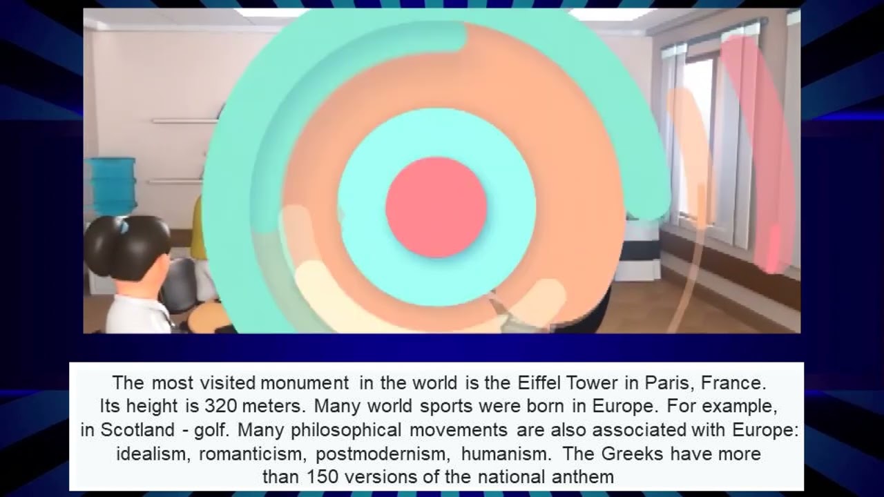 Animation about Europe. Interesting facts about European countries. Part 2