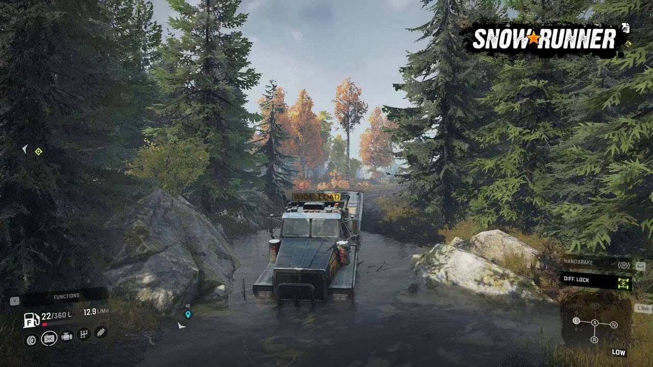 SnowRunner - Michigan ep5 - Through the mud with the Beast for new truck (Timelapse, No Commentary)
