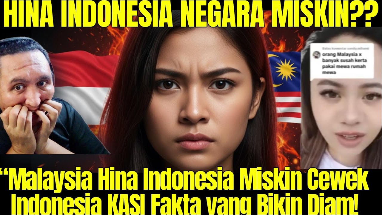 “Hina Indonesia Miskin Cewek Ini Jawab dengan Kalimat yang Bikin Netizen Malaysia Bungkam 😱