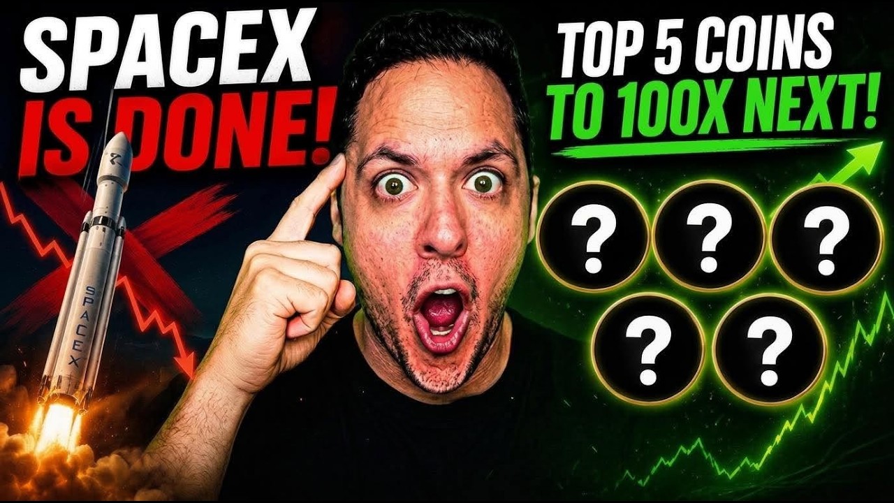 🔥SPACEX IS DONE! These 5 Crypto Memecoins PUMP 100X Next?!