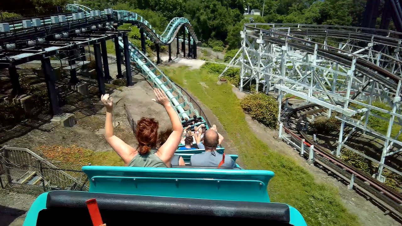 My FIRST Ride on PHANTOM'S REVENGE - Kennywood (Full POV)