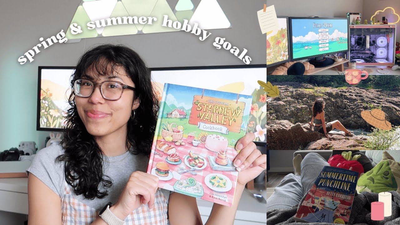 spring and summer hobby goals + inspo! 🌷☀️
