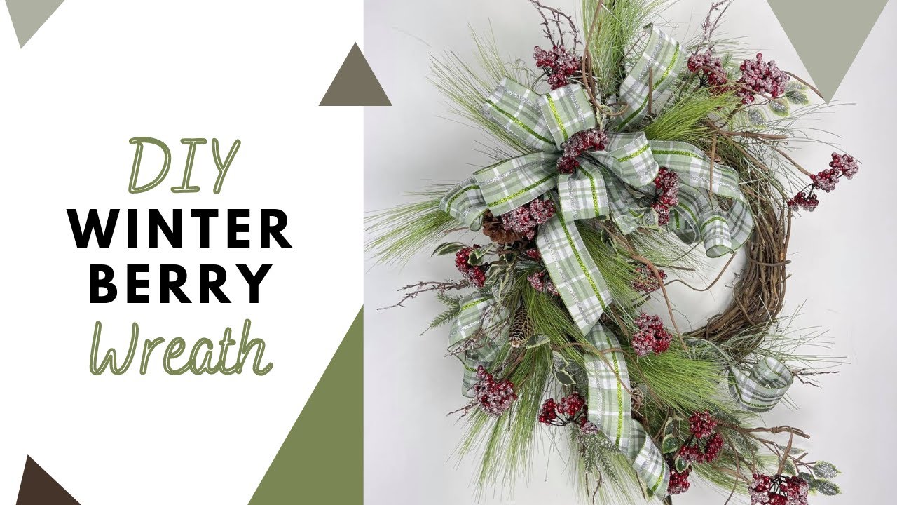 Making a Simple Winterberry Wreath! | Winter Wreath Ideas | Deco Exchange Tutorial