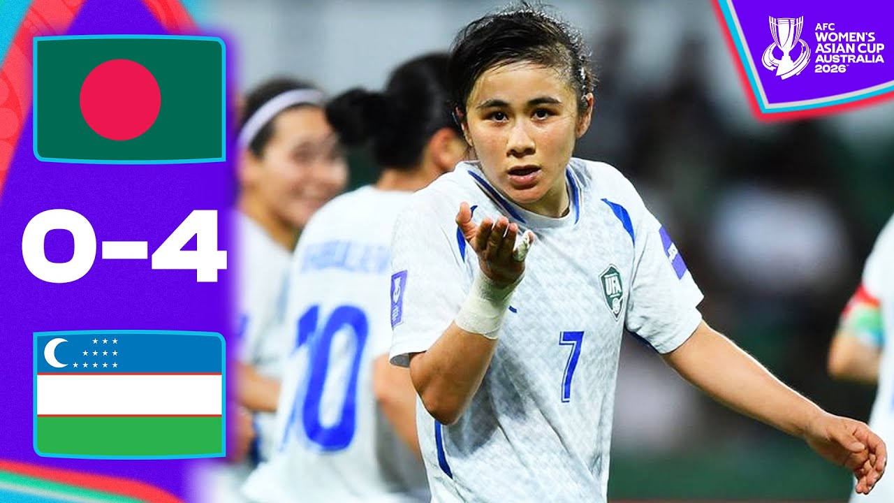 Uzbekistan through, Bangladesh bow out | Bangladesh - Uzbekistan | Highlights AFC Women's Asian Cup™