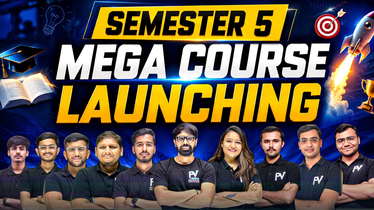 SEMESTER 5 || ENGINEERING || COURSE LAUNCHING || TEAM PRIYESHSIR VIDHYAPEETH