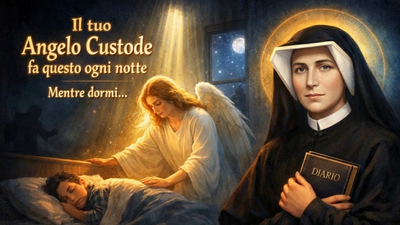 Il tuo Angelo Custode fa questo ogni notte mentre dormi — rivelato da Santa Faustina