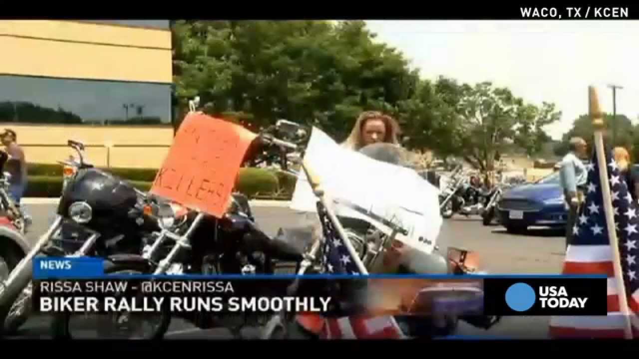 1,000 bikers protest peacefully in Waco