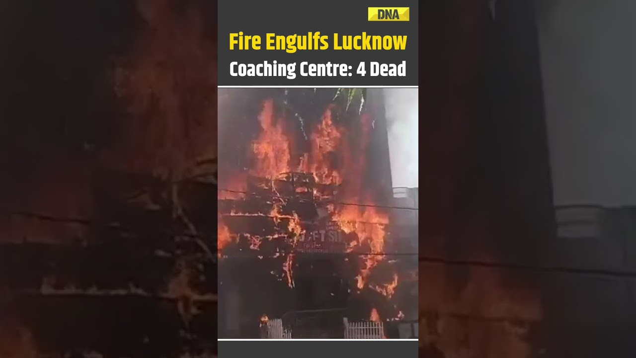 Lucknow Coaching Centre Fire: 4 Feared Dead As Massive Blaze Engulfs Aliganj Institute |Lucknow News