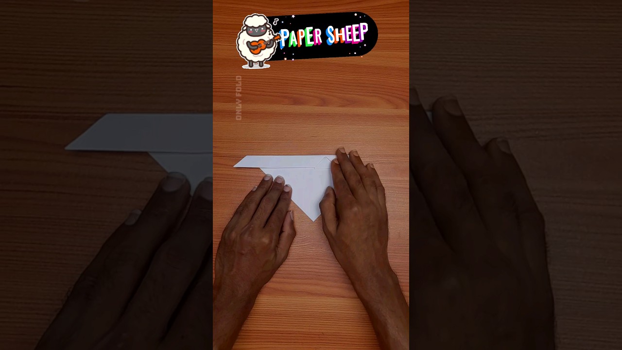 Wow! 😃 Very Easy to Make Origami Sheep Face #shorts #origami #kids