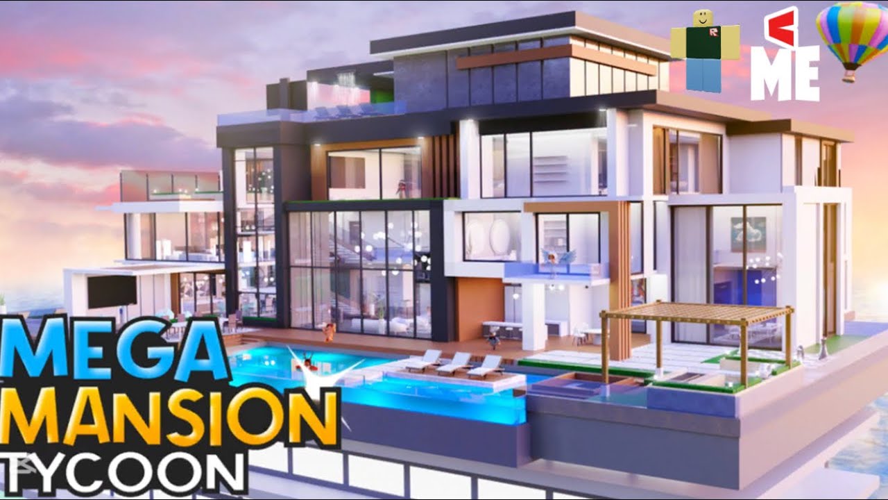 I Built The RICHEST PENTHOUSE In MEGA MANSION TYCOON! (Roblox)