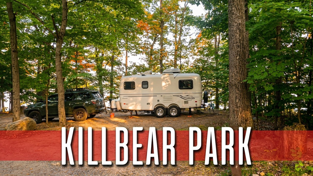 Fall Camping at Killbear Provincial Park | Biking, Paddle Boarding & Campfire Fun!