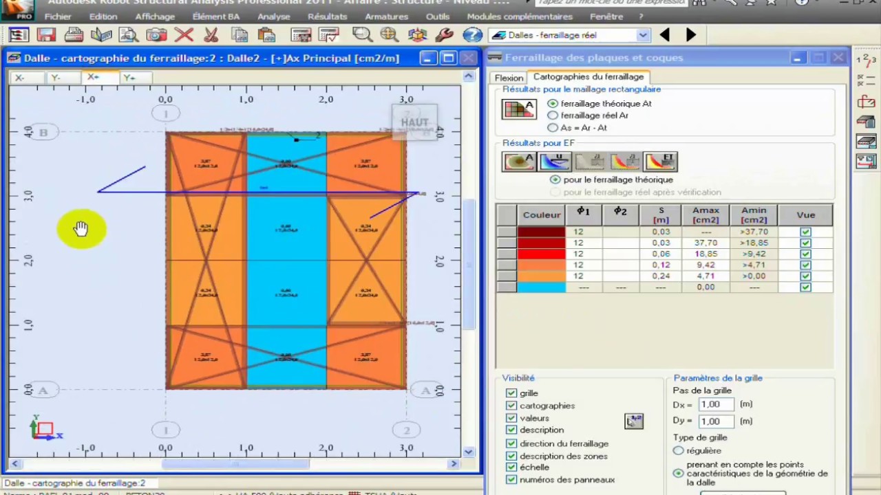 formation robot 10 ferraillage la dalle / تسليح البلاطةrobotدورة تعلم