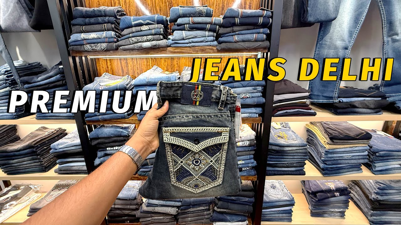Premium jeans Manufacturer in Delhi / White apple jeans 