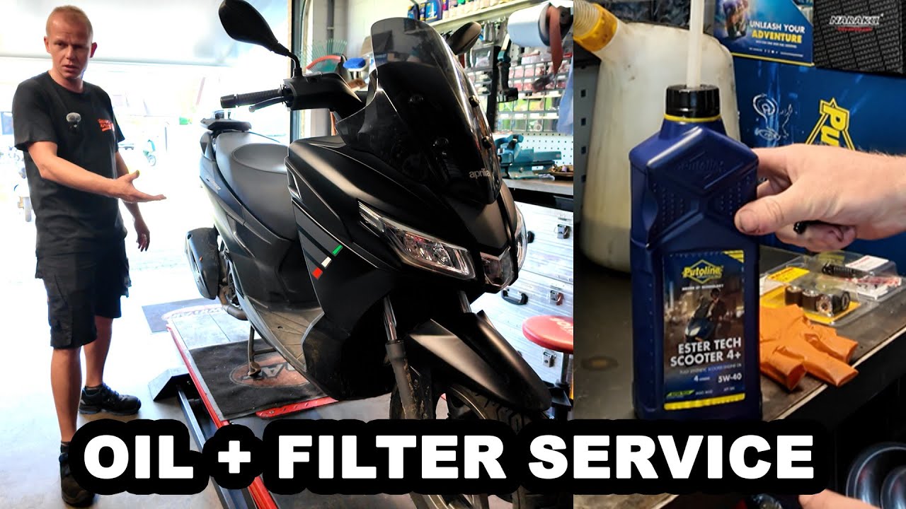 How To: Oil Change Aprilia SXR 50