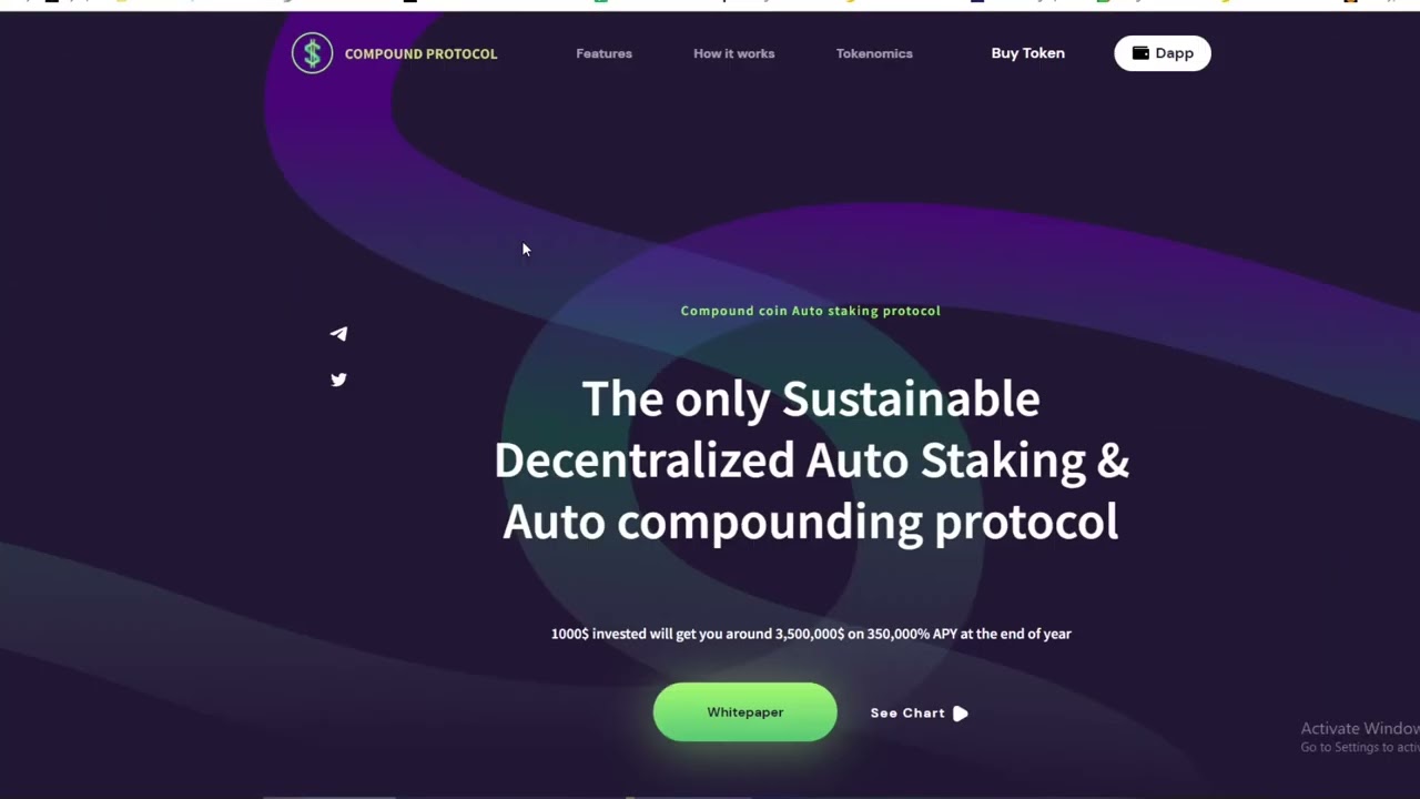 Compound Protocol - Only 100k Mcap Gem with based #bsc team? Insane #bullish news!