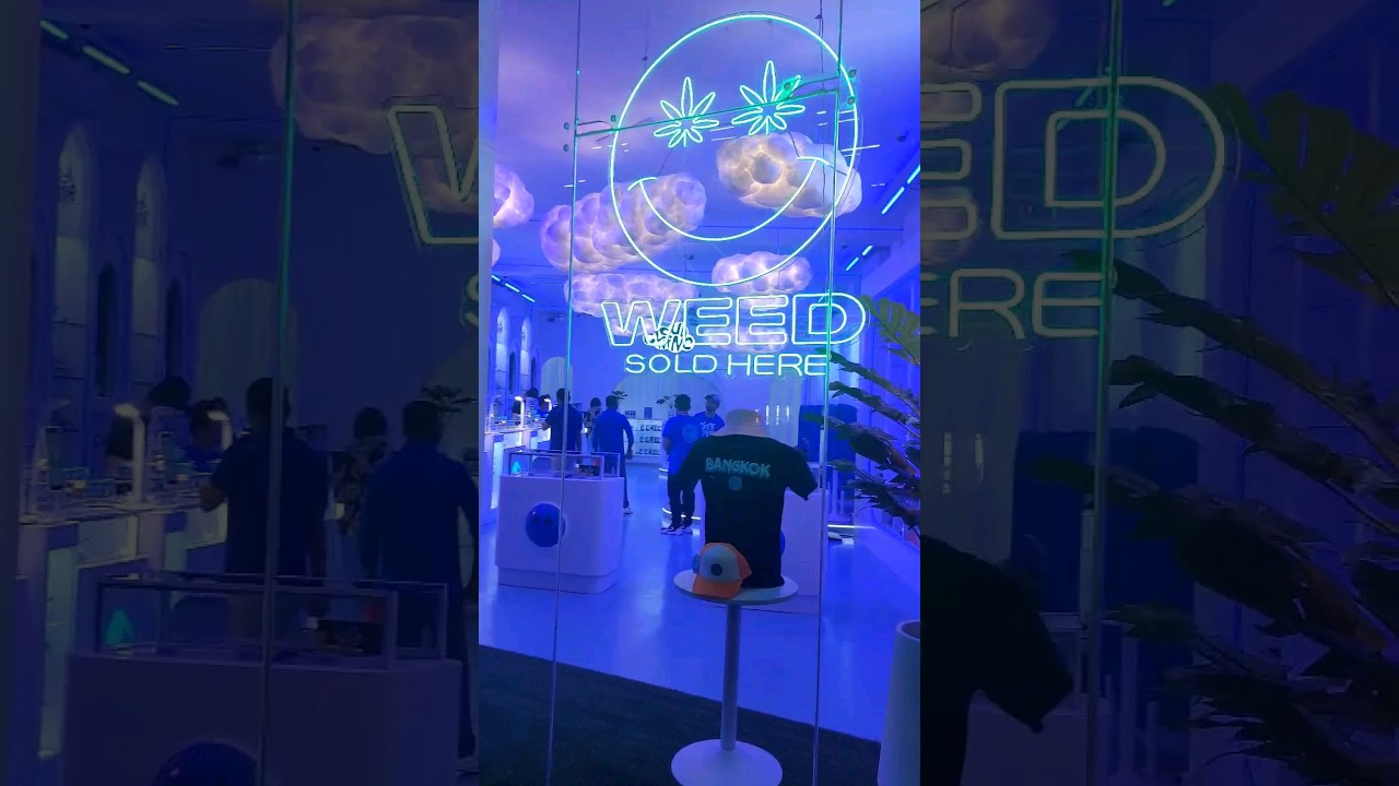 Luxury Cannabis Shop in Bangkok #travel #bangkok #thailand