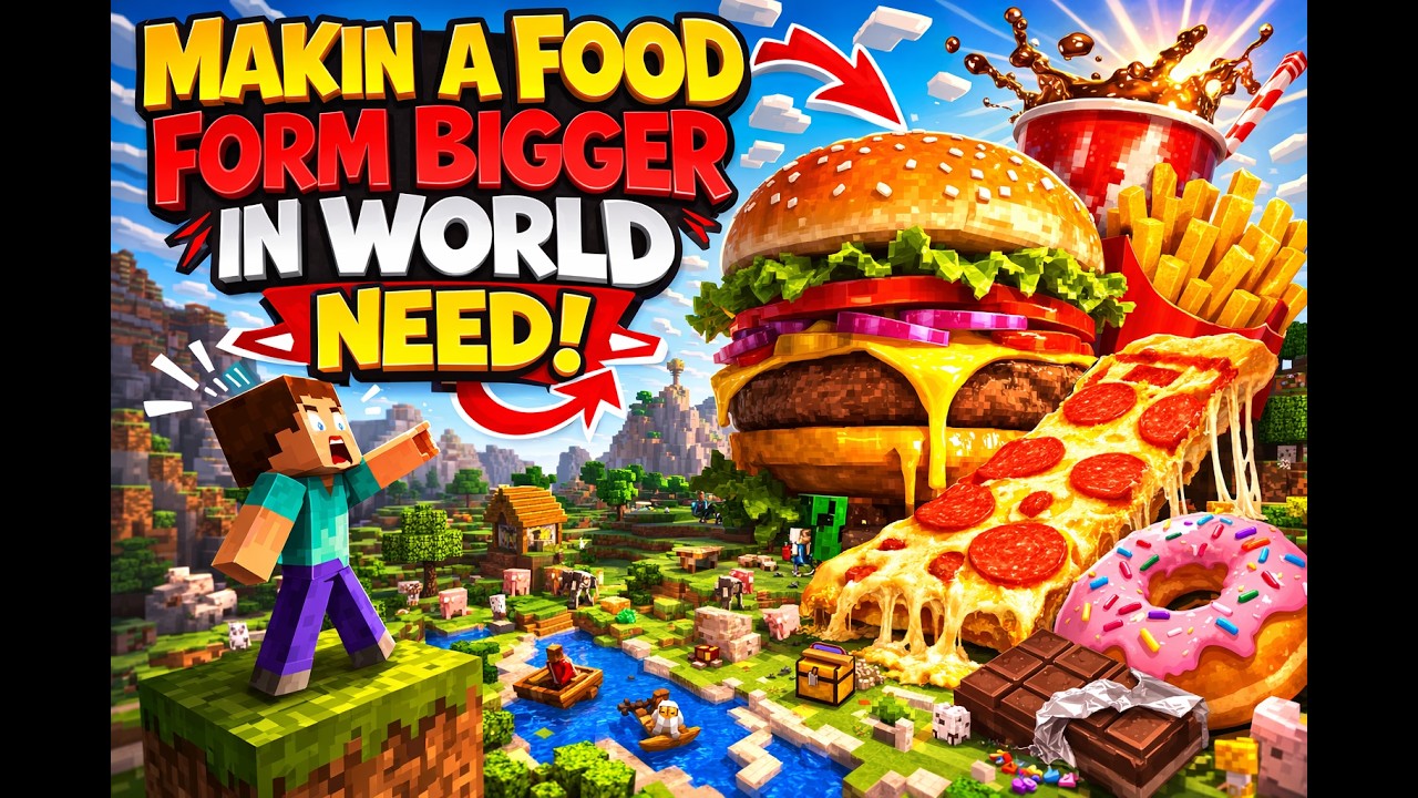 Making a Food Form Bigger in World