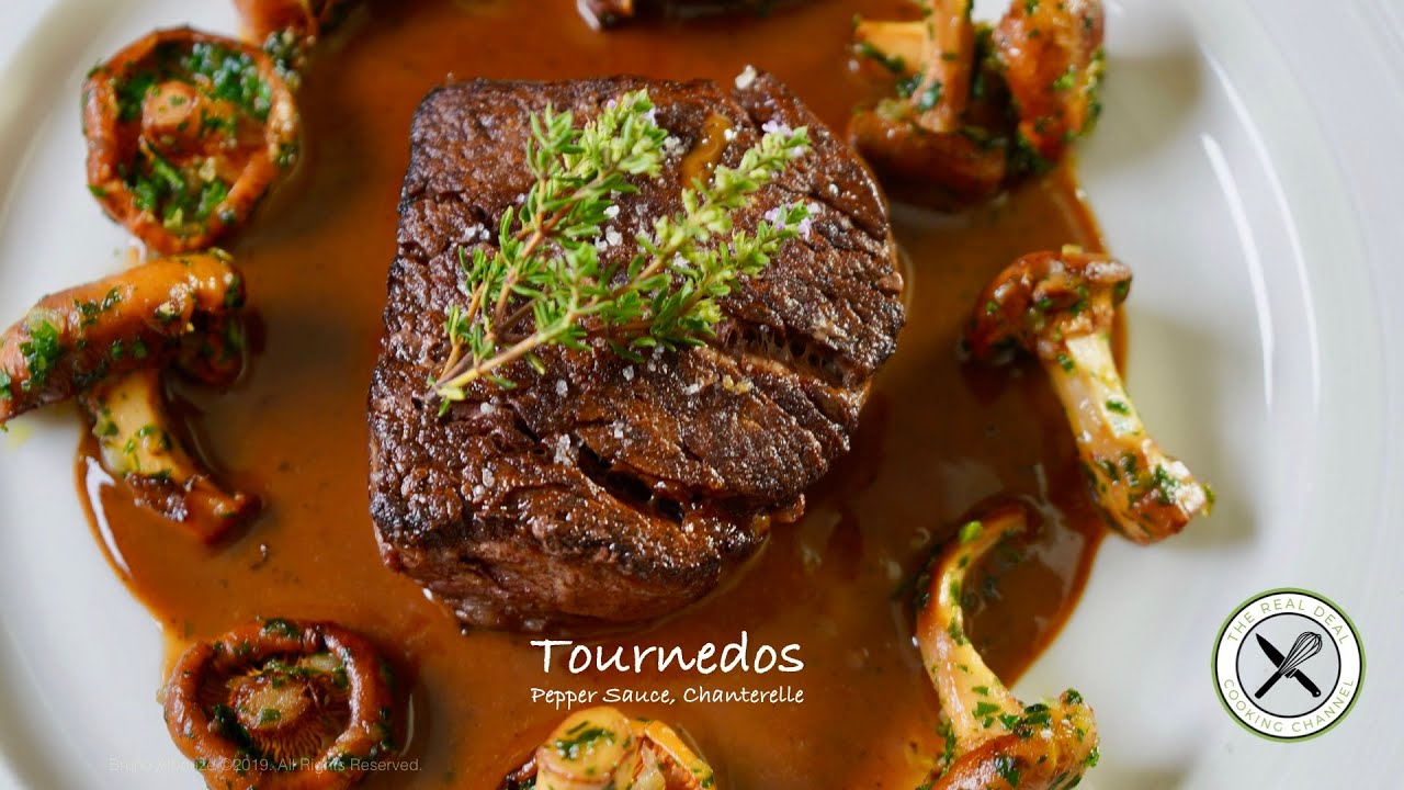 Tournedos, Pepper Sauce, Chanterelle – Bruno Albouze