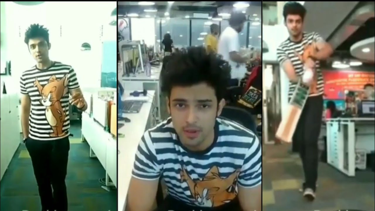 Parth Samthaan doing Dunkthatjunk challenge