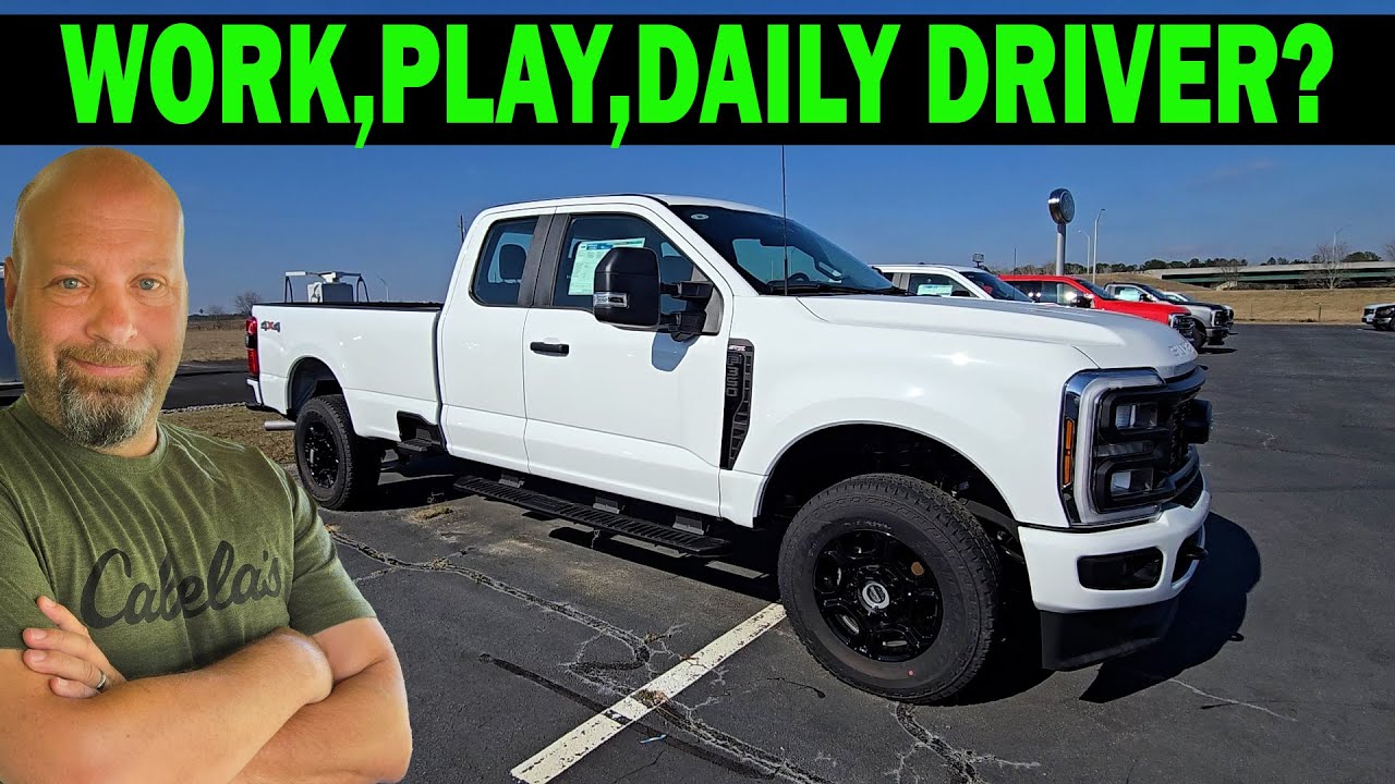 Идеальный универсальный грузовик? Ford F350 с бензиновым двигателем, длинной грузовой платформой ...
