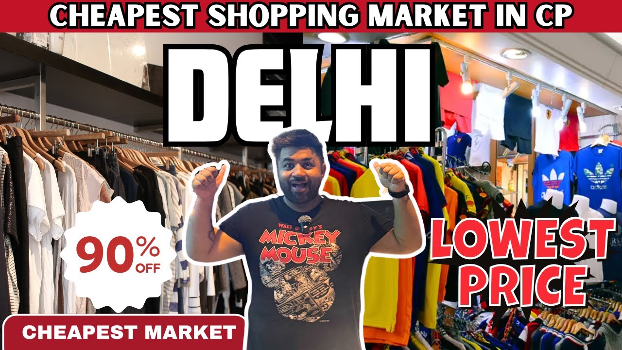 Cheapest Shopping Market In Delhi | Connaught Place Shopping Market