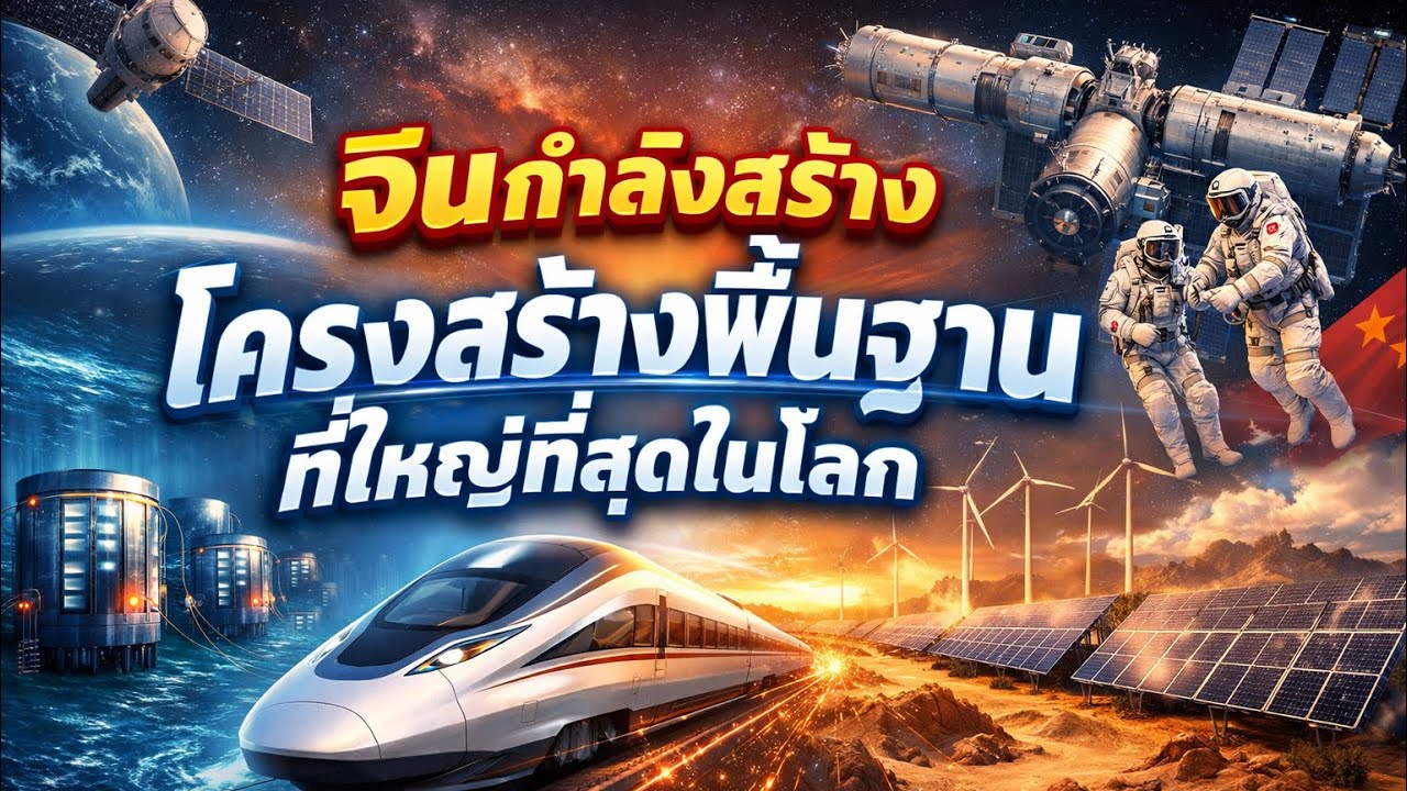 อินไซด์จีน｜2026 จีนกำลังสร้างโครงสร้างพื้นฐานที่ใหญ่ที่สุดในโลก