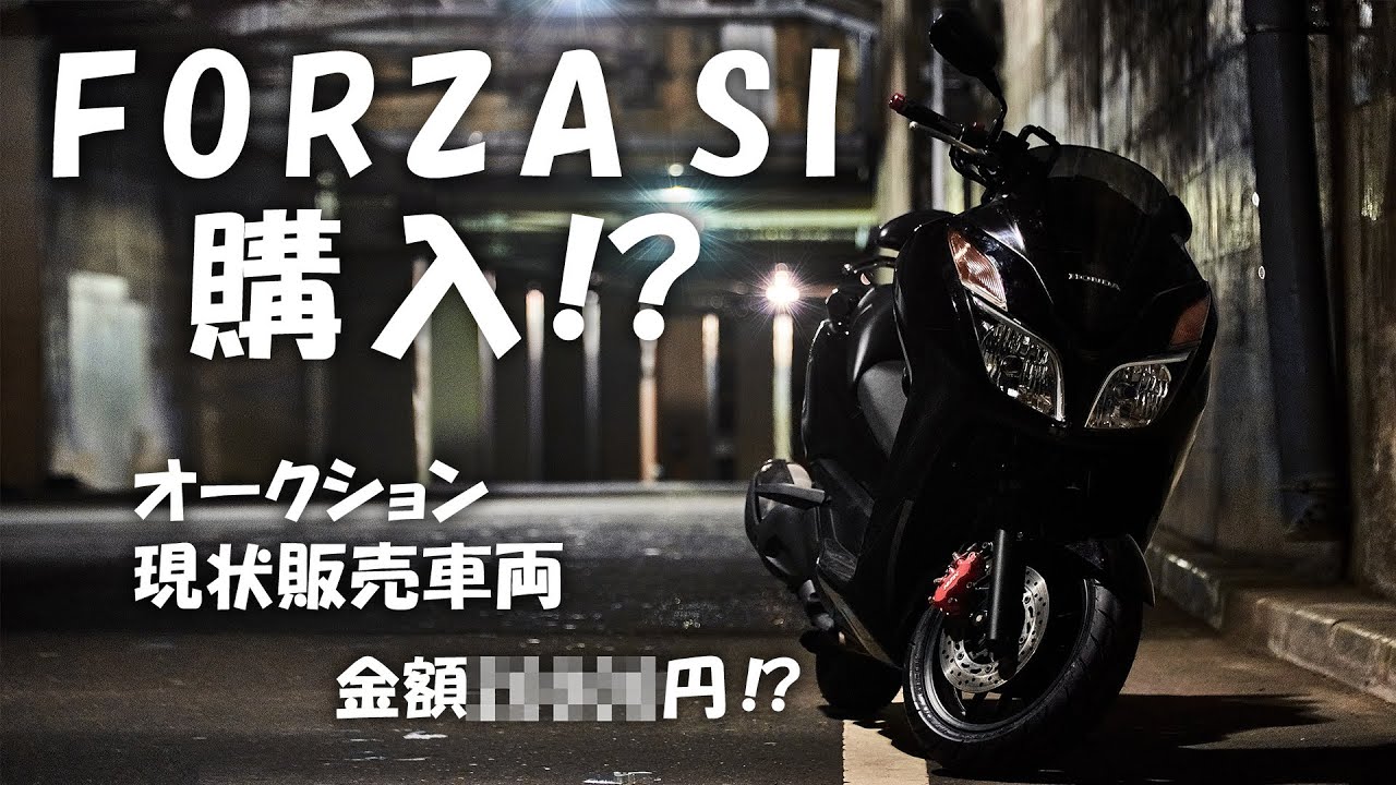 ビックスクーターを購入!? メンテナンスしました 【FORZA SI MF12】
