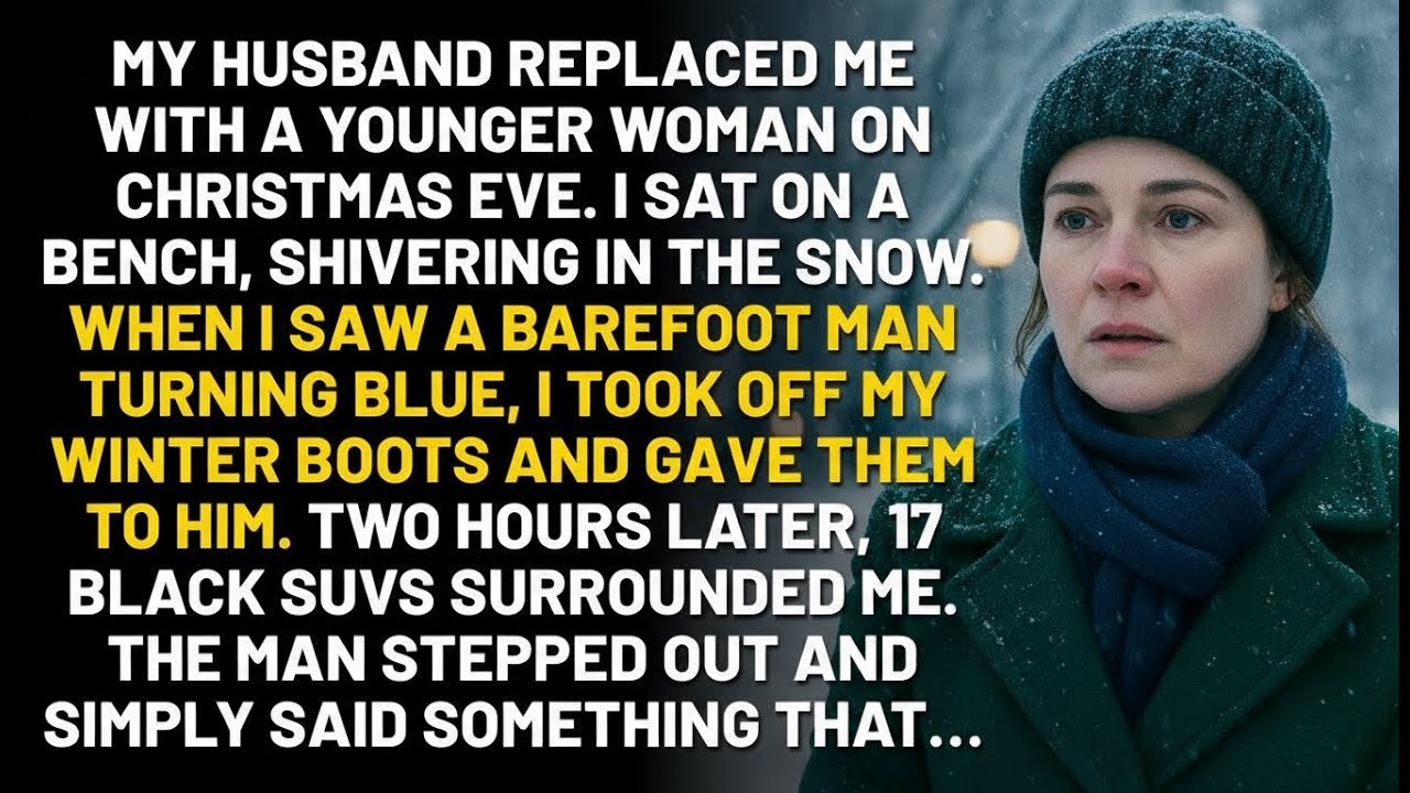 On A Frozen Bench, She Gave Her Warm Boots To A Stranger - Not Knowing He Was A Billionaire…