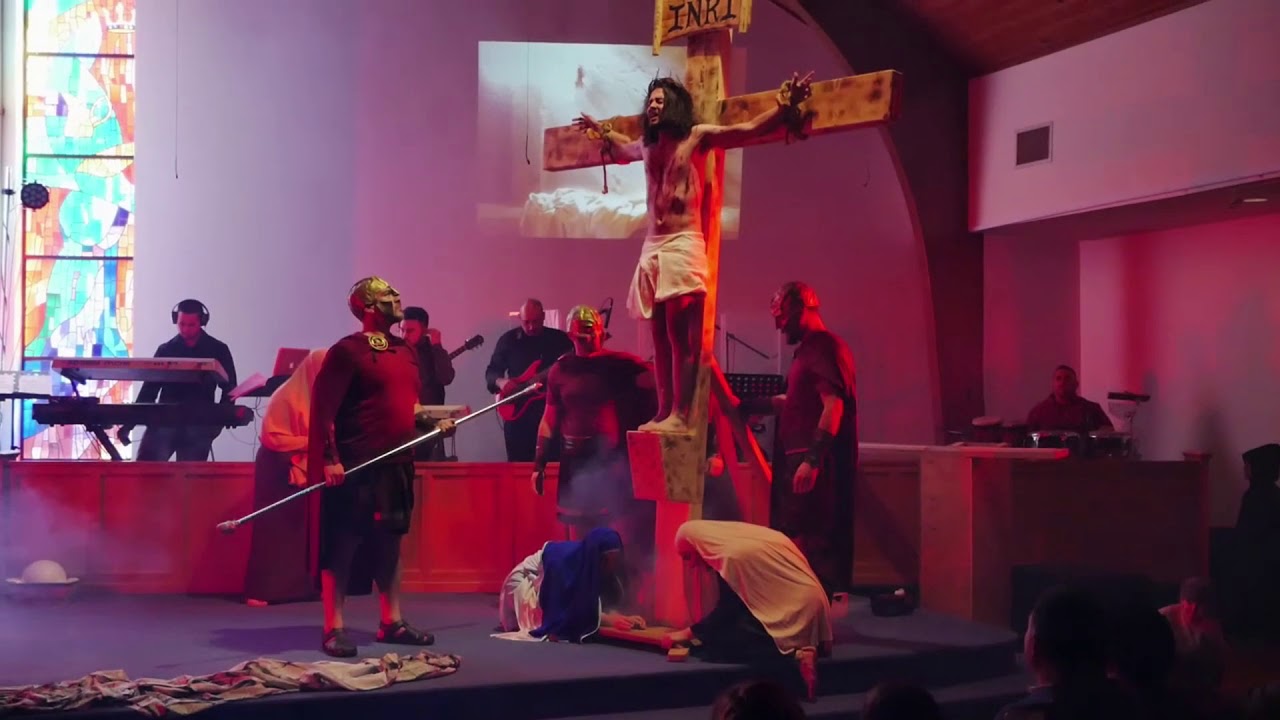 Drama Semana Santa , muerte y resurrecion de Cristo En la Iglesia Cristiana De Cary ICC TV