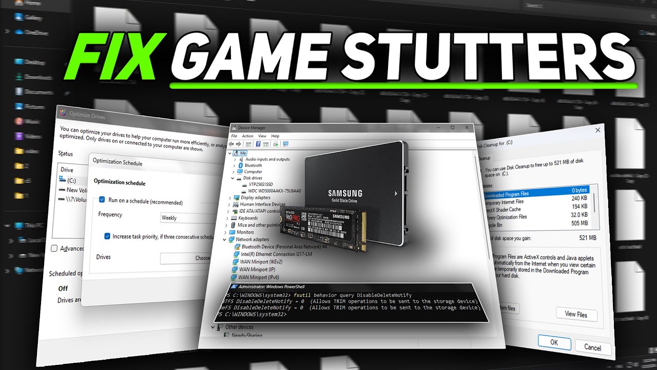 FIX Game Stutters & Load Times &ndash; Deep Windows SSD Optimization (No Extra Software)