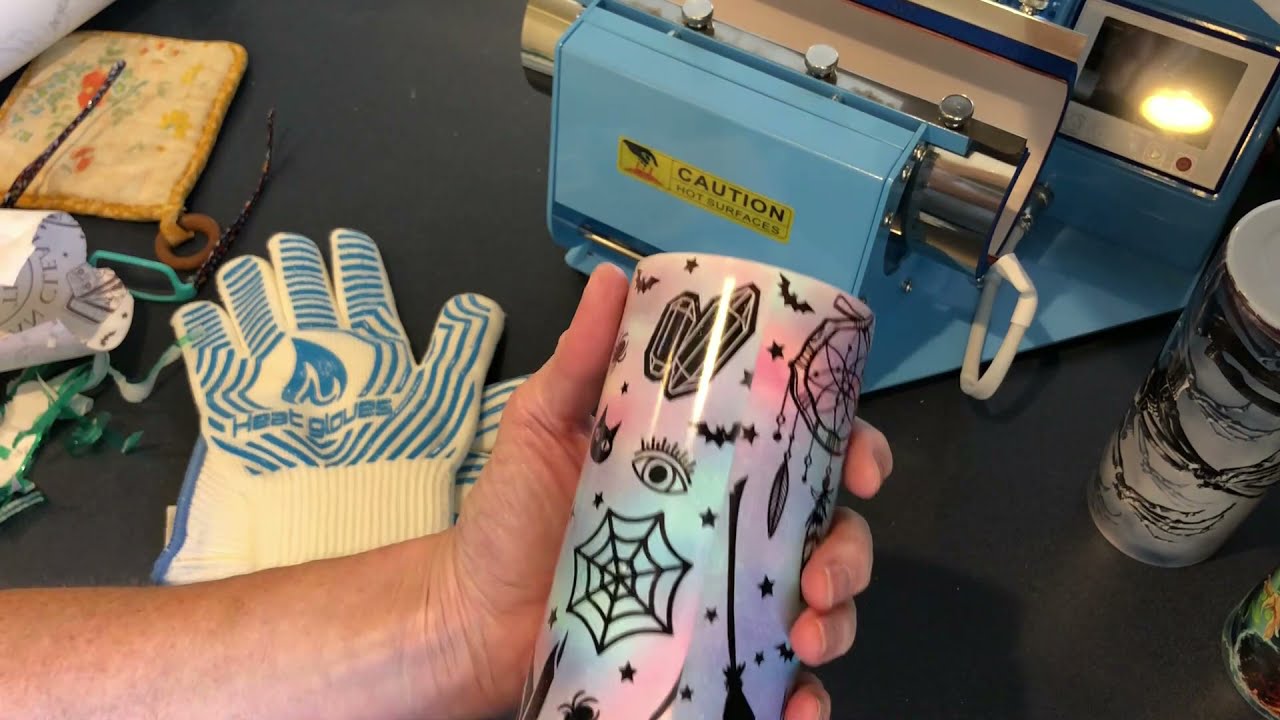 3 Different Sublimation, Alcohol Ink, Resin Tumblers, Spooky New Graphics!