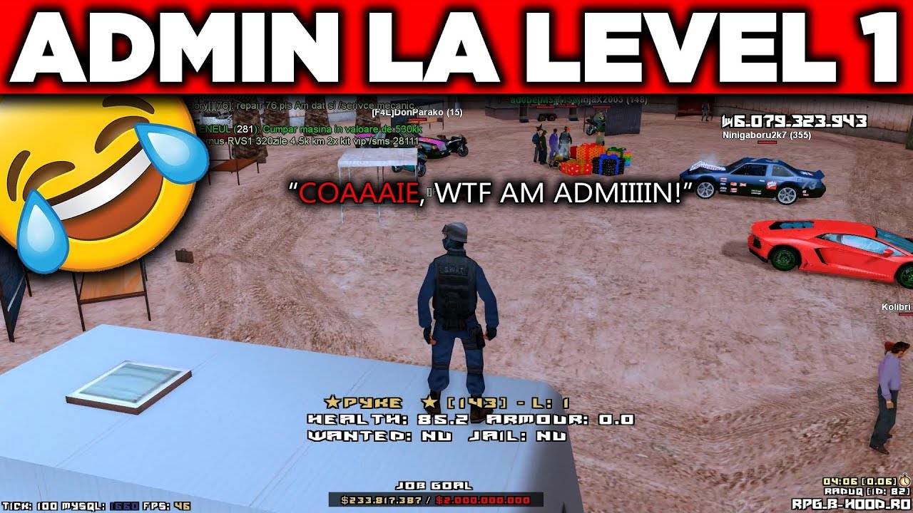 REACŢIA SAMPISTILOR C&Acirc;ND PRIMESC ADMIN!