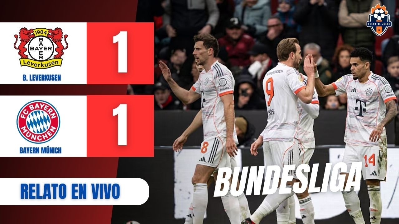 BAYER LEVERKUSEN vs BAYERN MUNICH [EN VIVO] 🔴 BUNDESLIGA 🏆 JUEGA LUID DIAZ ⚽