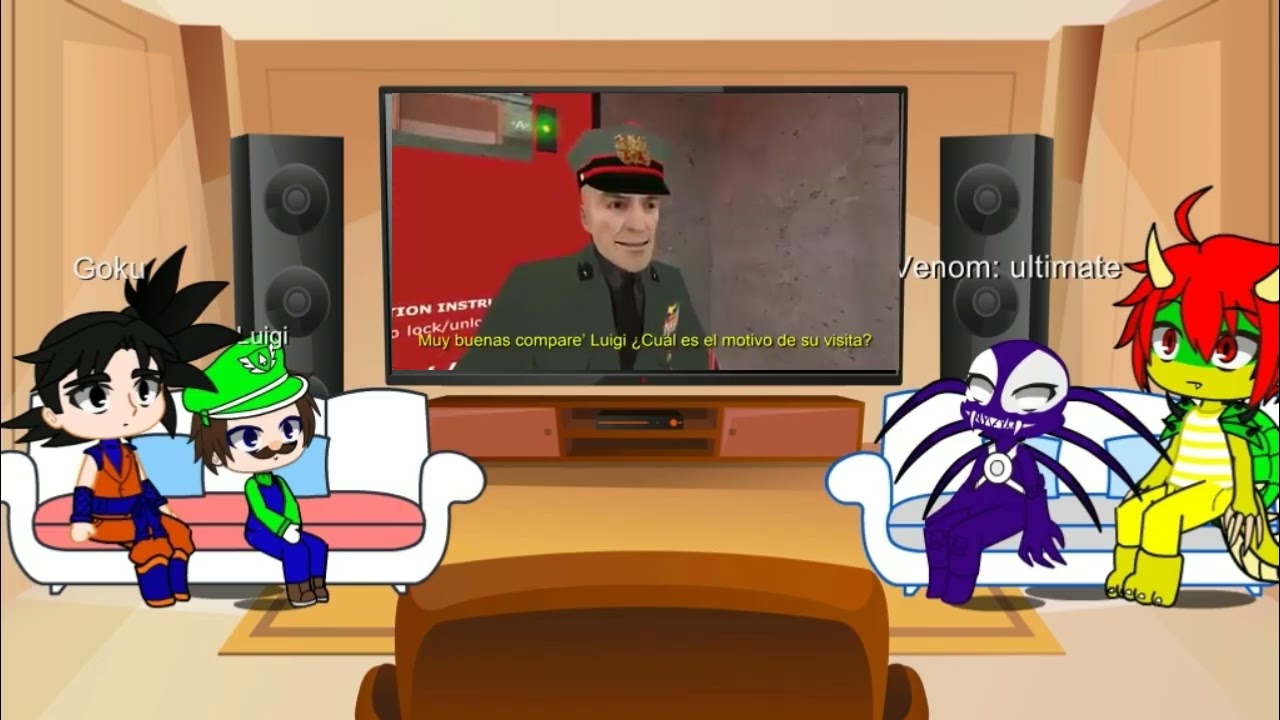 Luigi y Goku Venom ultimate y bowser reacciona a Luigi uniéndose al ejército de Italia de marioVz18
