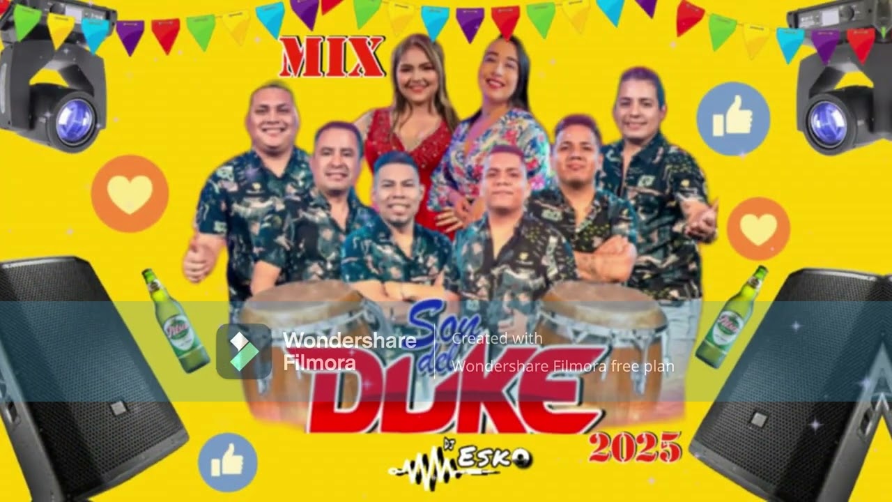 MIX SON DEL DUKE   - 2025 - ( Mix Que bonito - Chica rap - Dejala ir - Rumba Lambada ) - DJ ESKO