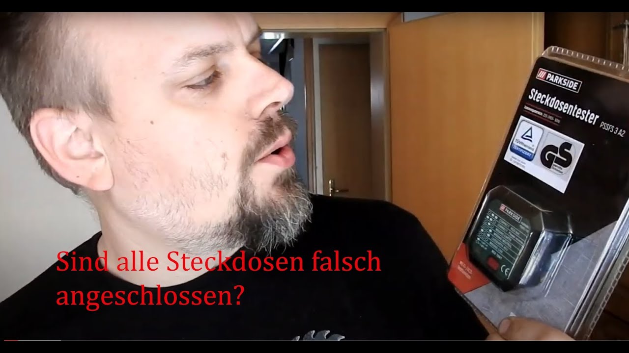 Sind meine Steckdosen alle richtig angeschlossen??? der Steckdosentester verrät es uns.