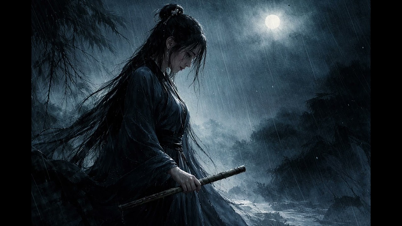When the Flute Cries at Midnight 💔 Soul-Breaking Bamboo Music