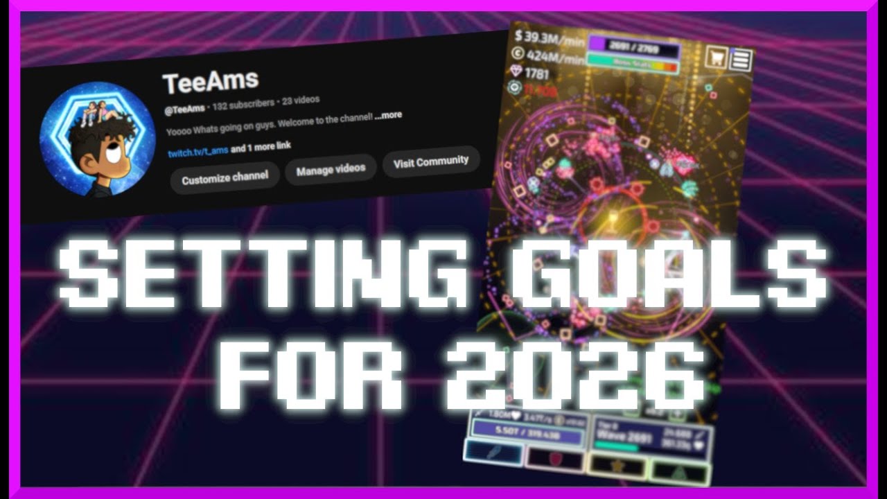 My Tower and Channel Goals for 2026!