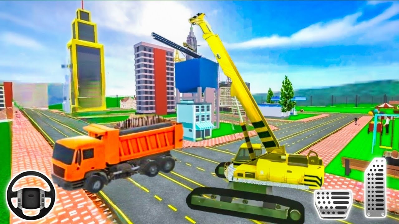 House Construction Mission with Real Dump Truck Driving | Android Gameplay