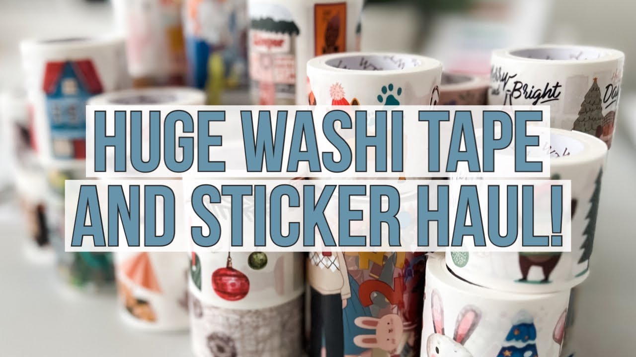 Washi Tape & Sticker Haul and Unboxing! Adorable New Items from The Washi Tape Shop
