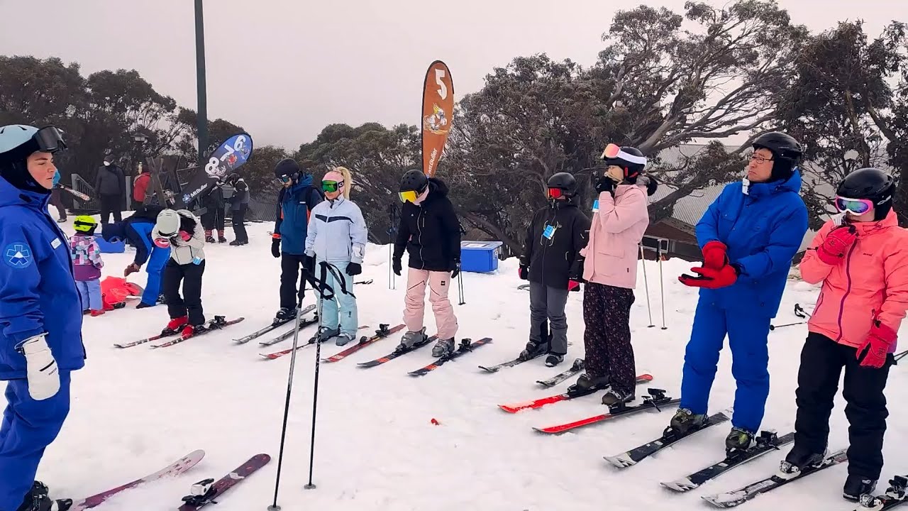 Mt Buller first timer ski lesson weekend