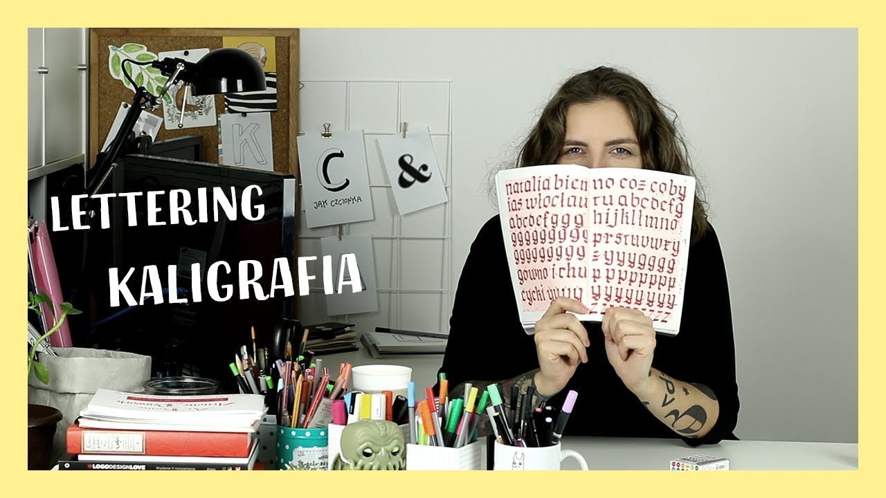 Kaligrafia i brush lettering – moje narzędzia
