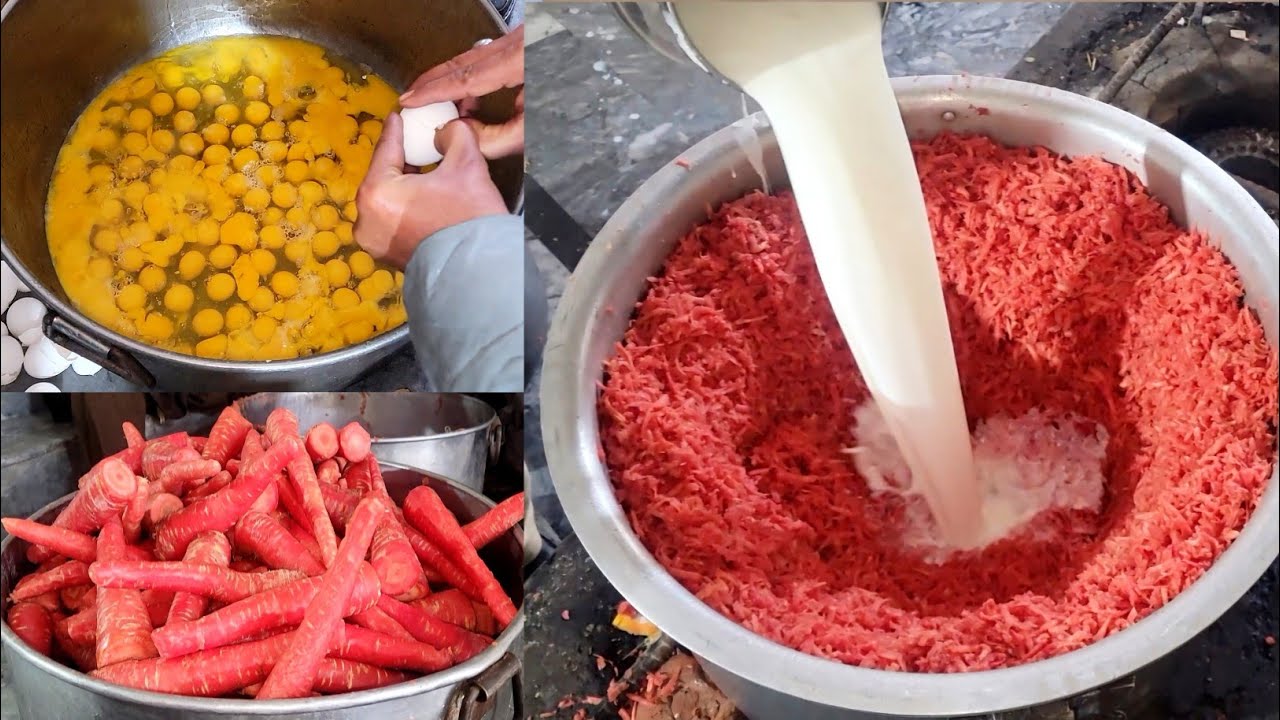 Gajar Ka Halwa | Shaadi Hall Mein 50 KG | Commercial Halwa Recipe | Haji Rafaqat Food