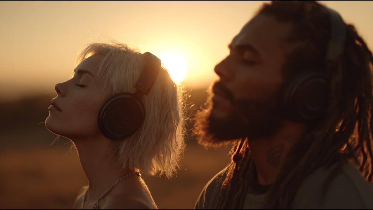 Sia ft. Damian Marley - Beyond The Silent Galaxy 💖 Music Video Official ( Cinematic Pop Reggae💖💕 )